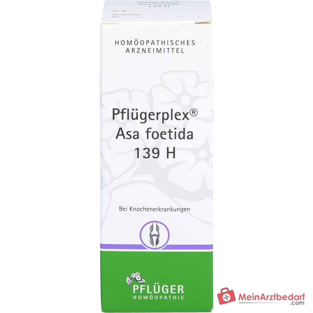 Pflügerplex Asa foetida 139 H gotas de medicamento homeopático, Asa foetida D4