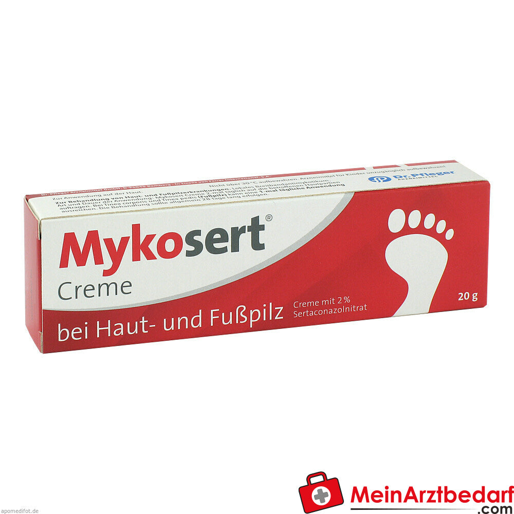 Mykosert bei Haut- und Fusspilz.