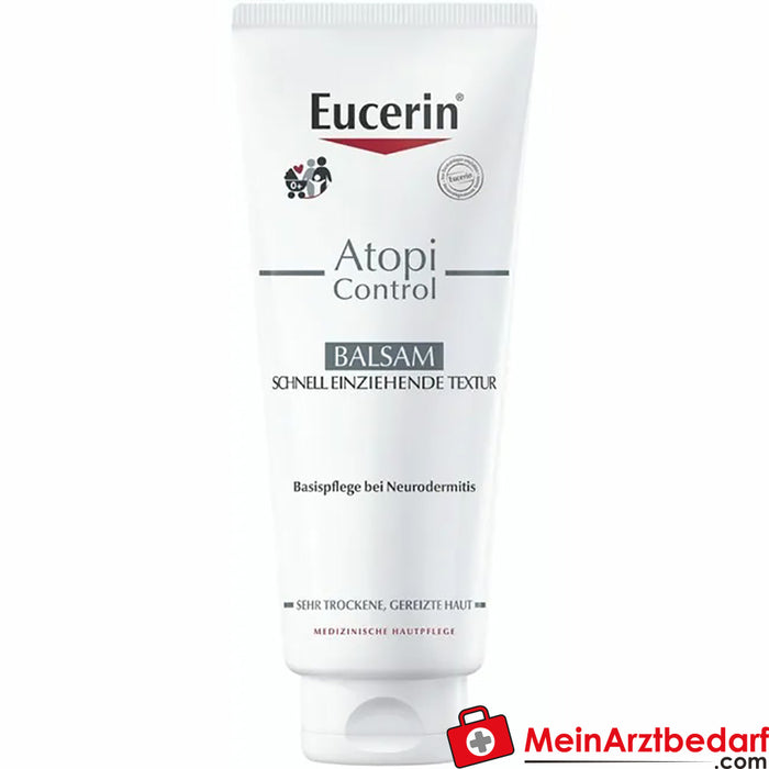 Eucerin® AtopiControl Bálsamo Suavizante - Textura de rápida absorção Cuidados básicos para a dermatite atópica e pele muito seca