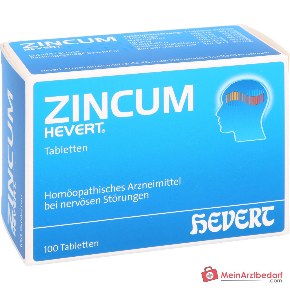 Hevert Zincum Tabletten, 100 St.