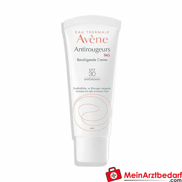 Avène Antirougeurs Crema Calmante de Día con SPF 30 - para el tratamiento de rojeces y rosácea, 40ml