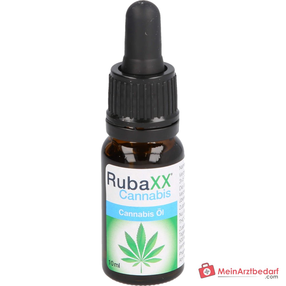 RubaXX Cannabisolie Cannabiszaadolie Vitamine D 20 µg Vitamine E-olie 10 ml