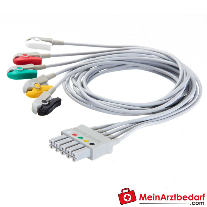 Cable de ECG de doble clavija Dräger Vista 120