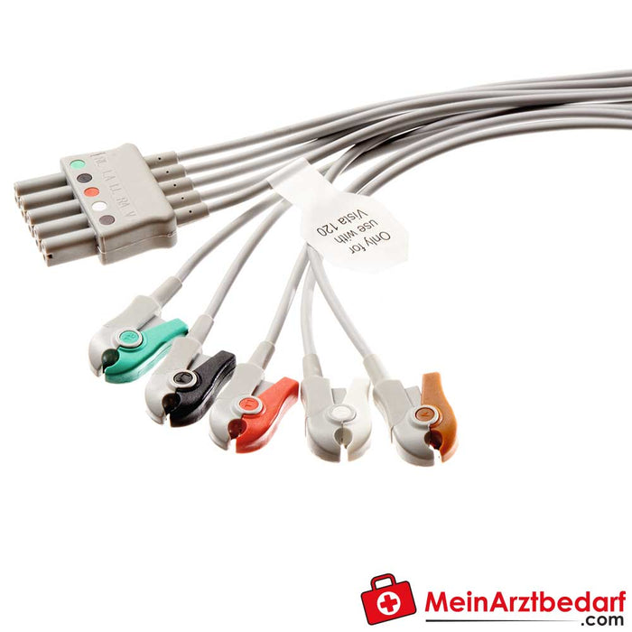 Cable de ECG de doble clavija Dräger Vista 120