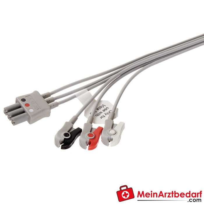 Cable de ECG de doble clavija Dräger Vista 120