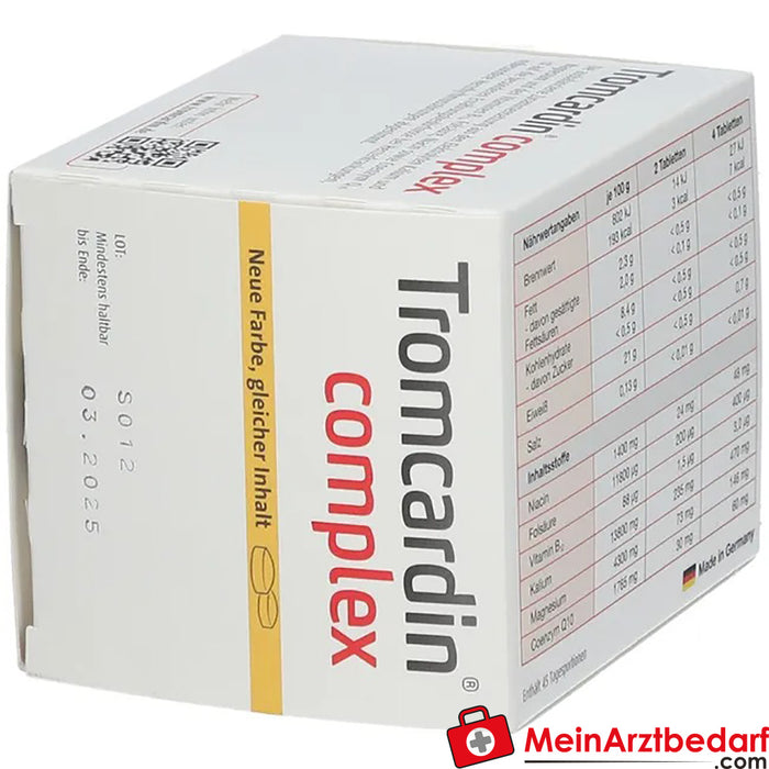 Tromcardin® 复方制剂，180 件。