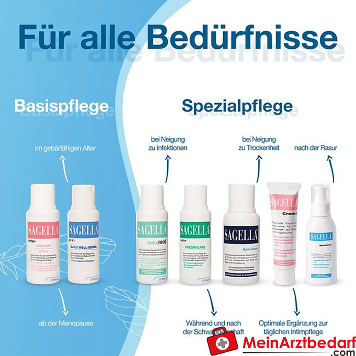 Sagella® pH 3.5 Dagelijks Welzijn - lotion voor intieme hygiëne, 100ml