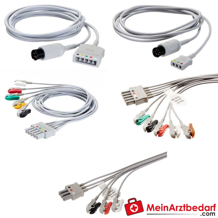 Cable de ECG de doble clavija Dräger Vista 120