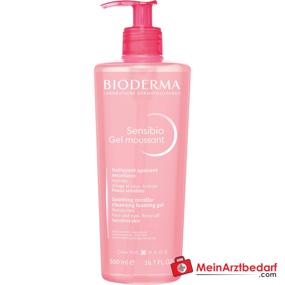 Bioderma Sensibio Gel moussant Mizellen-Reinigungsgel, 500 ml.