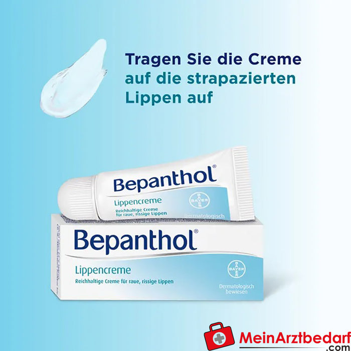 Krem do ust Bepanthol® do szorstkich, spierzchniętych ust, 7,5 g