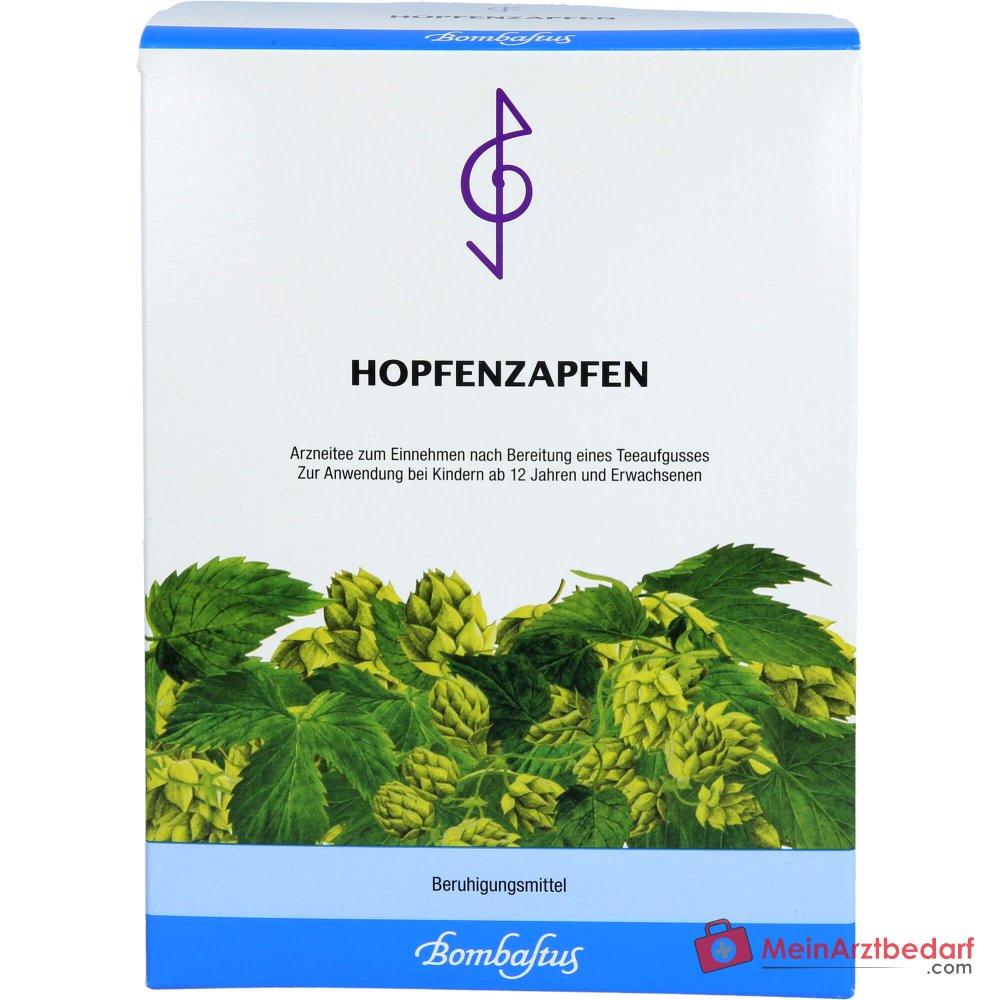 Bombastus Hopfenzapfen (Hopfenblüten) Tee zum Aufbrühen, 50 g