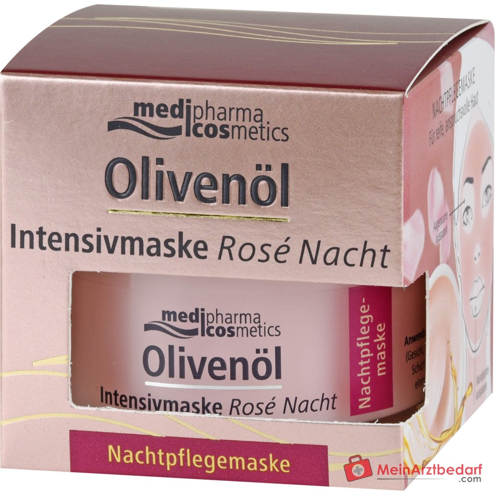 medipharma cosmetics Olijfolie Intensiefmasker Rosé Nacht, 50 ml