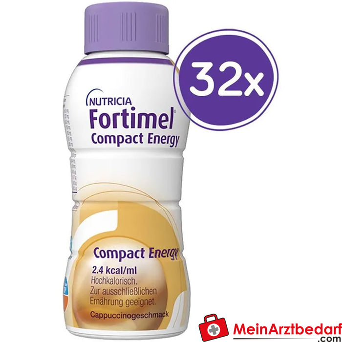 Fortimel® Compact Bebida nutricional energética Cappuccino, 32 unidades.