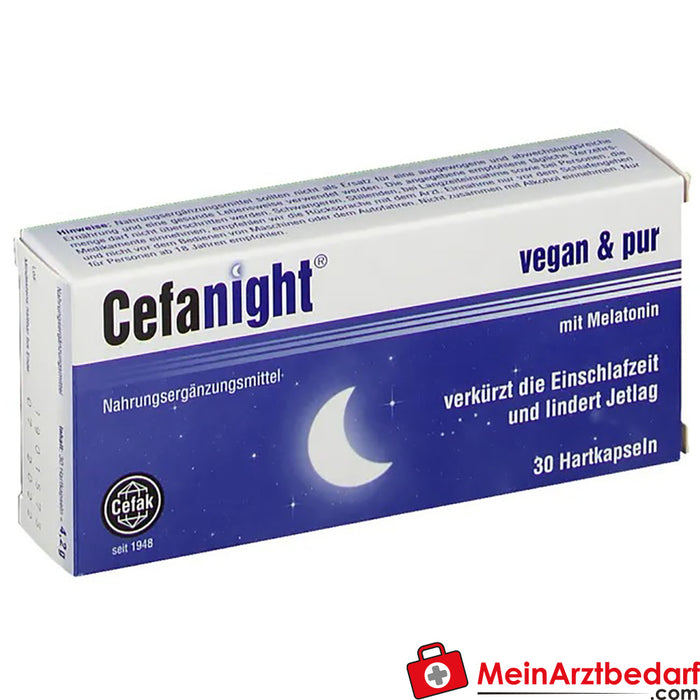 Cefanight® vegan &amp; pure, 30 unid.