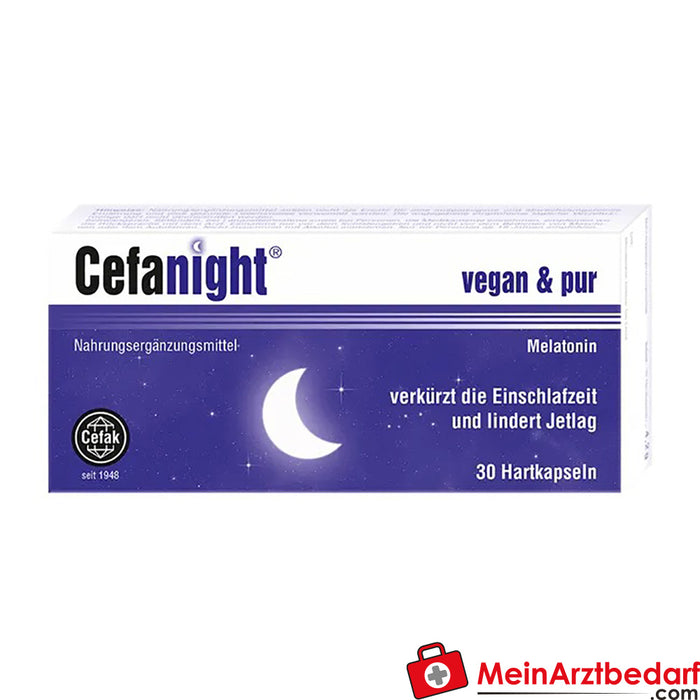 Cefanight® vegan &amp; pure / 30 unid.