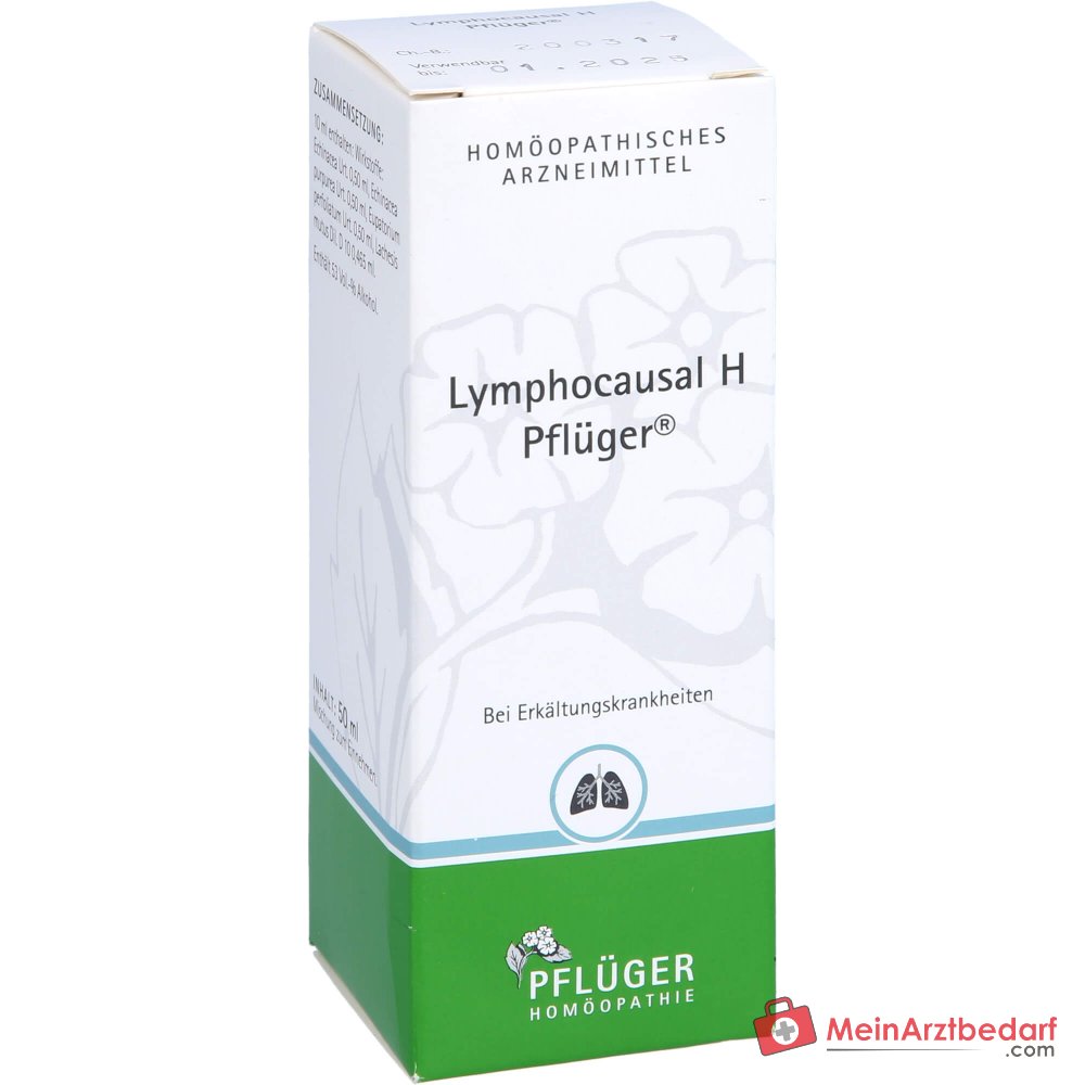 Pflüger Lymphocausal H Echinacea, Eupatorium, Lachesis D10 gotas 10 ml