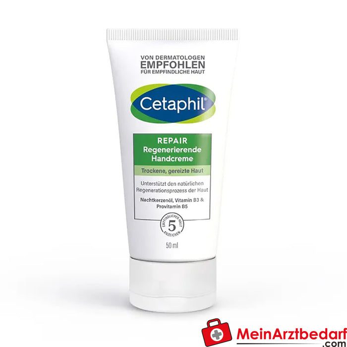 CETAPHIL Repair Crème régénératrice pour les mains sèches et sensibles, 50ml