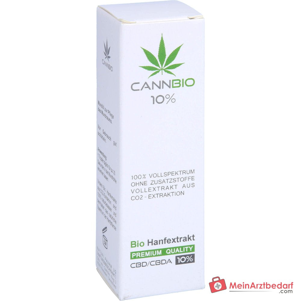 CANNBIO CBD 10% Bio Vollspektrum-Öl Tropfen