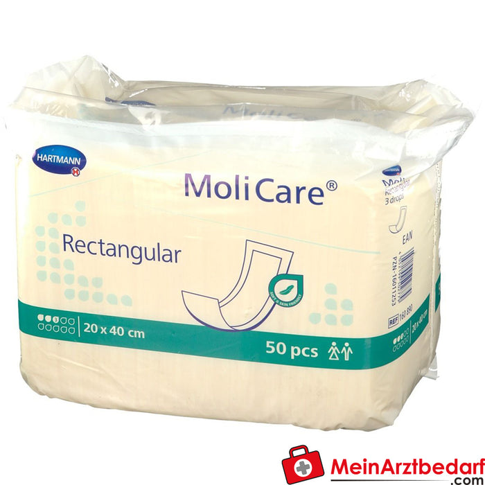 MoliCare® Rechthoekig 3 druppels 20x40 cm