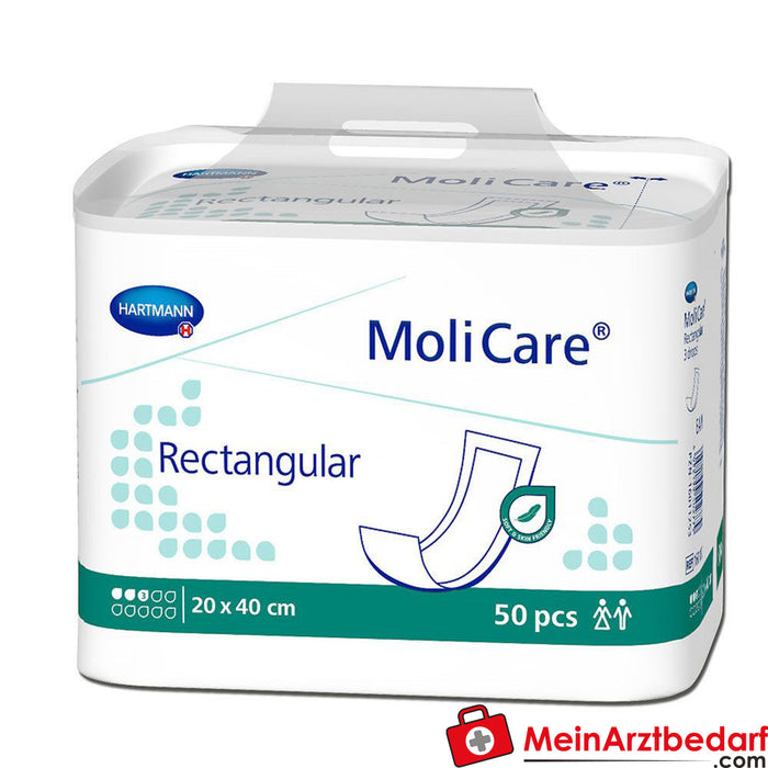 MoliCare® Rechthoekig 3 druppels 20x40 cm