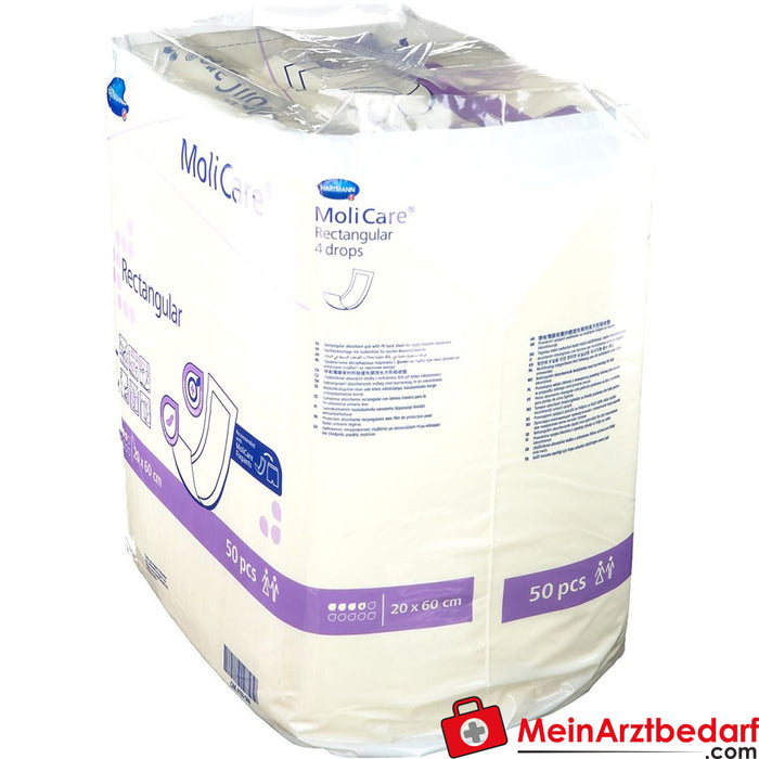 MoliCare® Rectabgular 4 gocce 20x60 cm