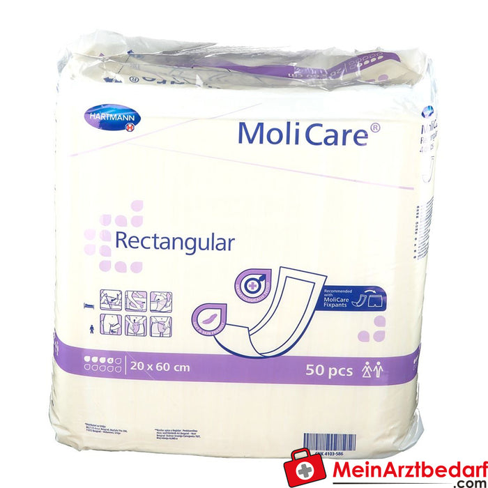 MoliCare® Rectabgular 4 Tropfen 20x60 cm