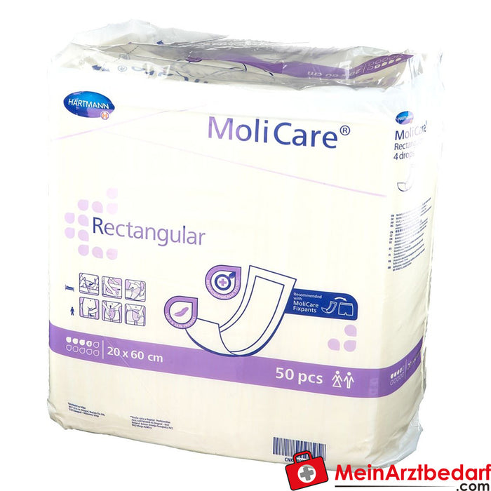 MoliCare® Rectabgular 4 gouttes 20x60 cm