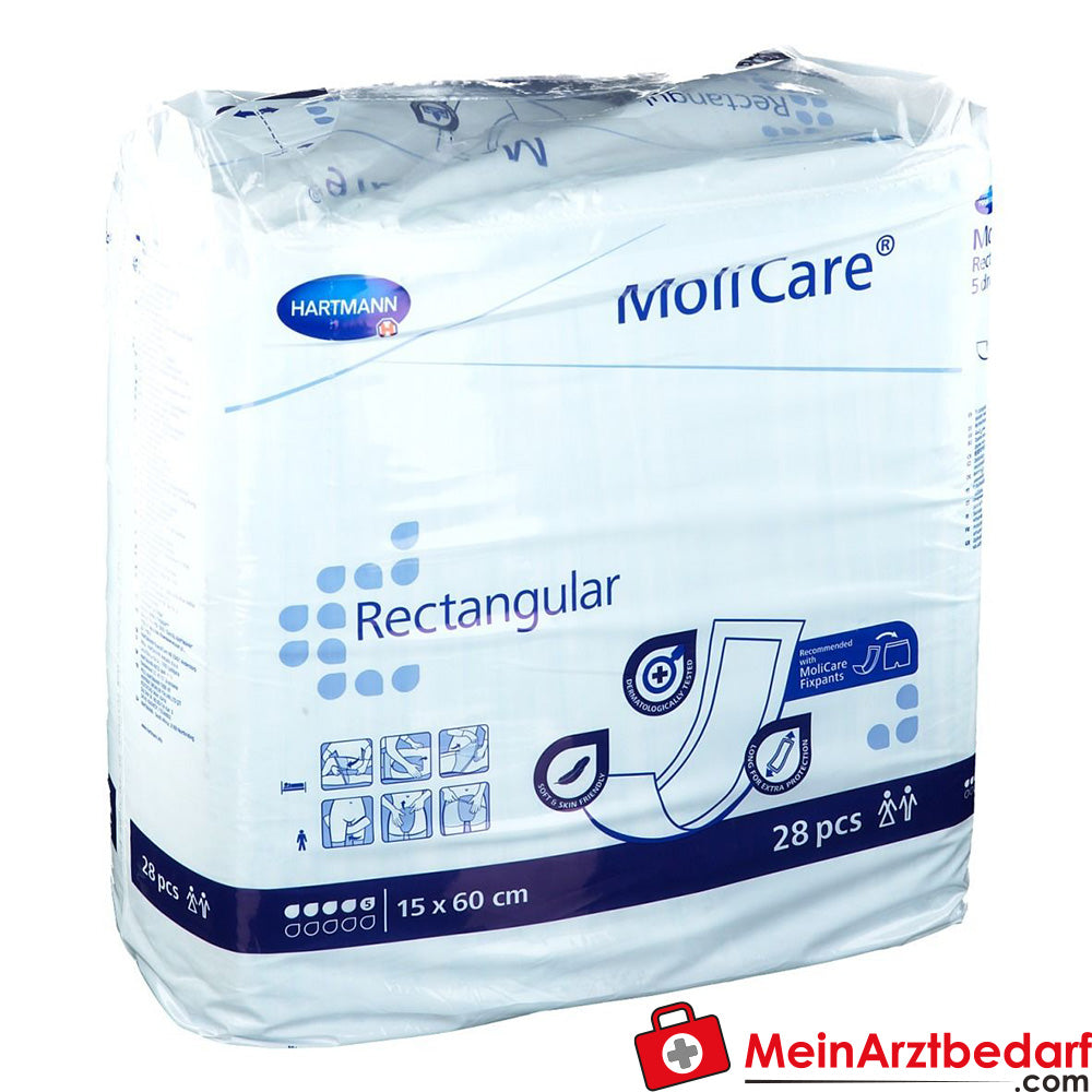 MoliCare® Rectangular 5 Tropfen 15x60 cm.