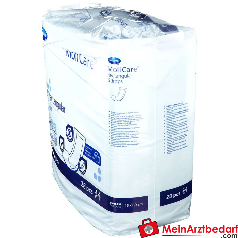 MoliCare® Rectangular 5 Tropfen 15x60 cm.
