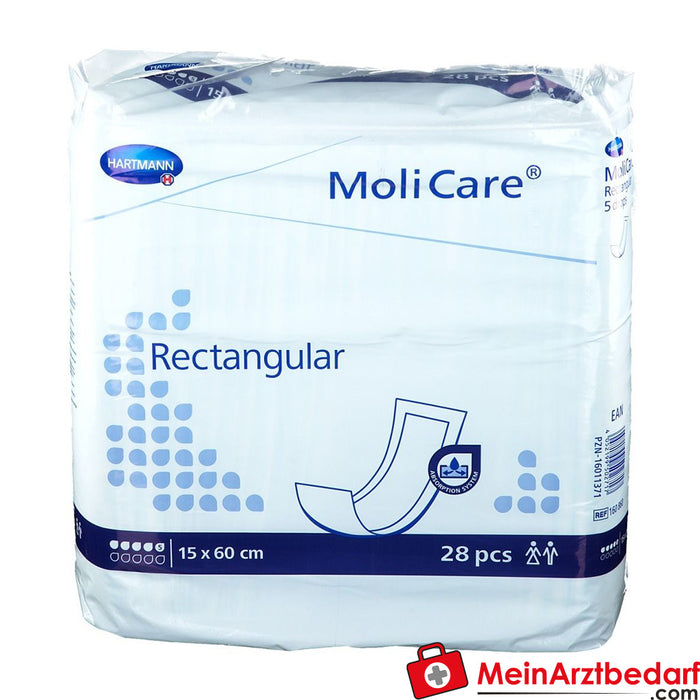 MoliCare® Rechthoekig 5 druppels 15x60 cm