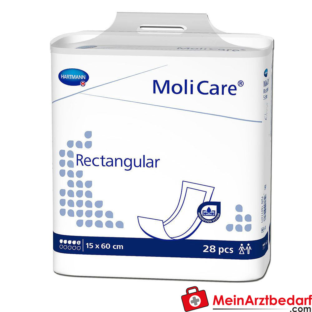 MoliCare® Rectangular 5 Tropfen 15x60 cm.