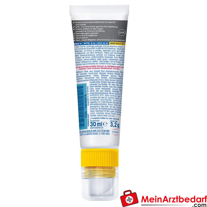 Ladival® Active Cream &amp; Stick 2 em 1 Proteção Solar SPF 50+, 1 unid.