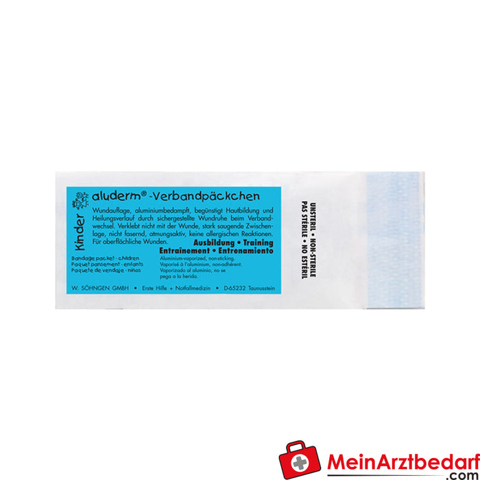 Söhngen aluderm®Children's practice bandage packs medium non-sterile 50