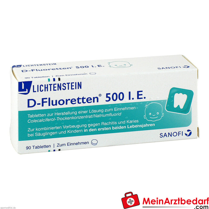 D-Fluorettes 500 tabletten
