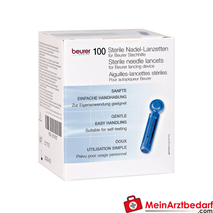 medidor de glucose no sangue beurer GL 40 mg-dl + acessórios