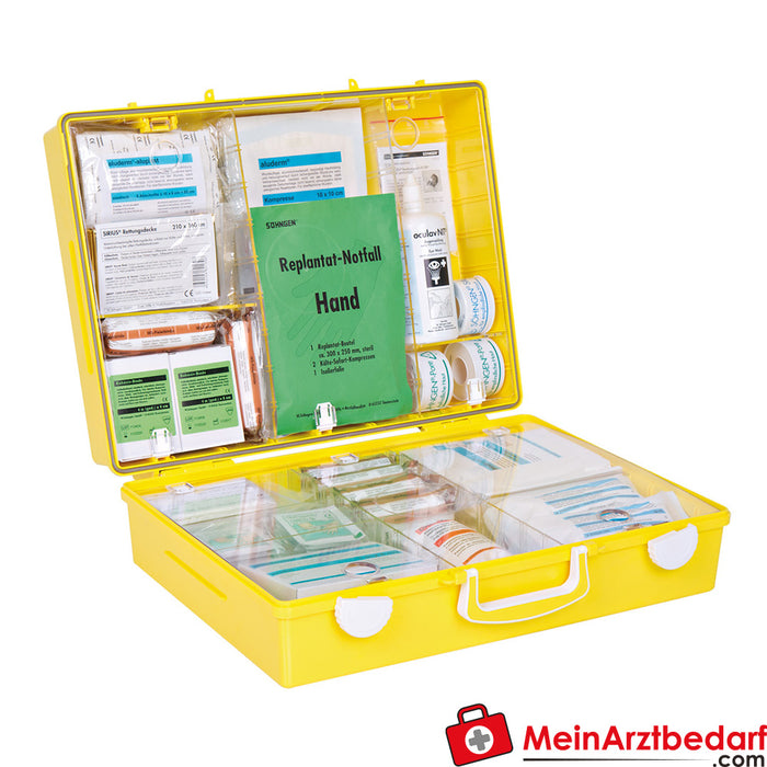 Söhngen Kit de primeiros socorros MT-CD amarelo Extra+ com enchimento de acordo com ÖNORM Z 1020 2 PLUS