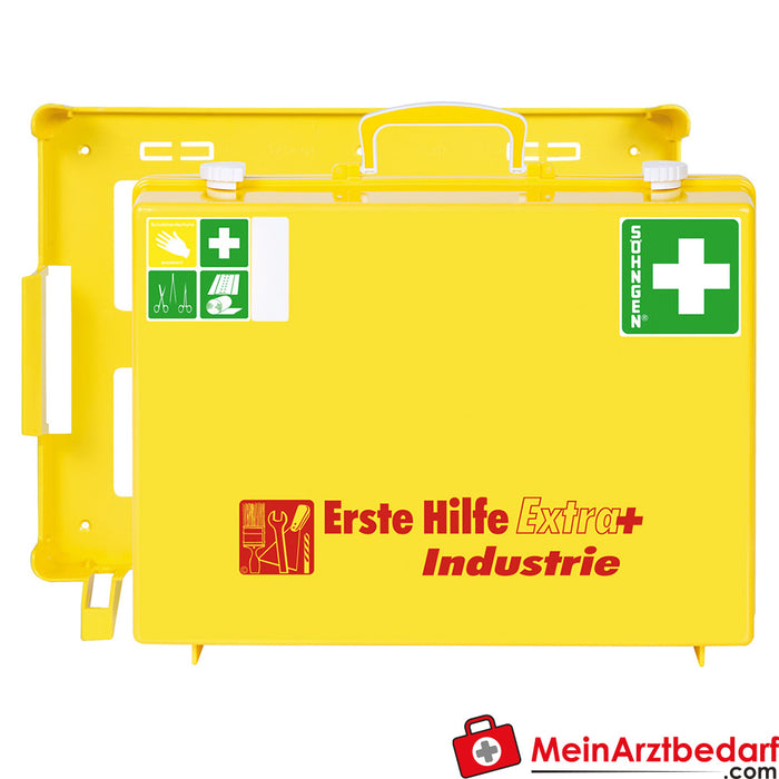 Söhngen 根据 ÖNORM Z 1020 2 PLUS 标准填充的 MT-CD 黄色 Extra+ 急救包