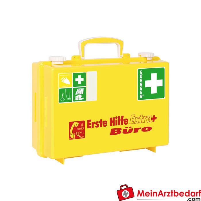 Söhngen Mallette de premiers secours SN-CD jaune Extra+ avec remplissage selon ÖNORM Z 1020 1 plus extension