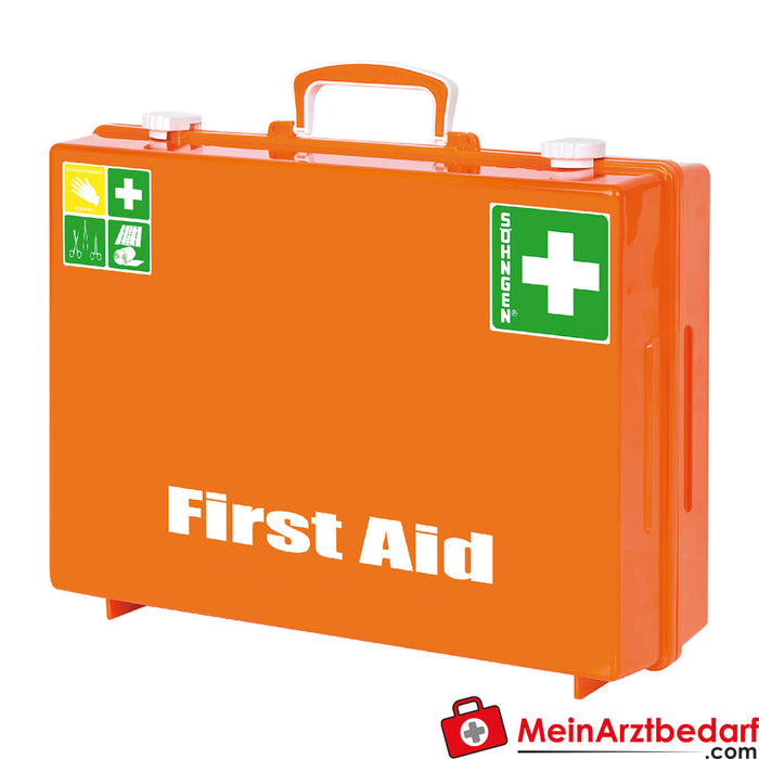 Söhngen Erste Hilfe-Koffer MT-CD leer orange Druck First Aid