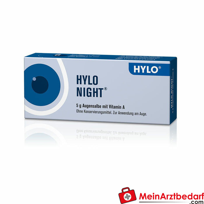 HYLO NIGHT® oogzalf met vitamine A voor nachtelijke oogverzorging, 5g