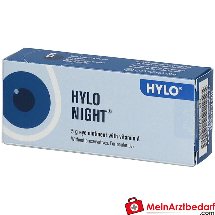 Gece göz bakımı için A vitamini içeren HYLO NIGHT® göz merhemi, 5g