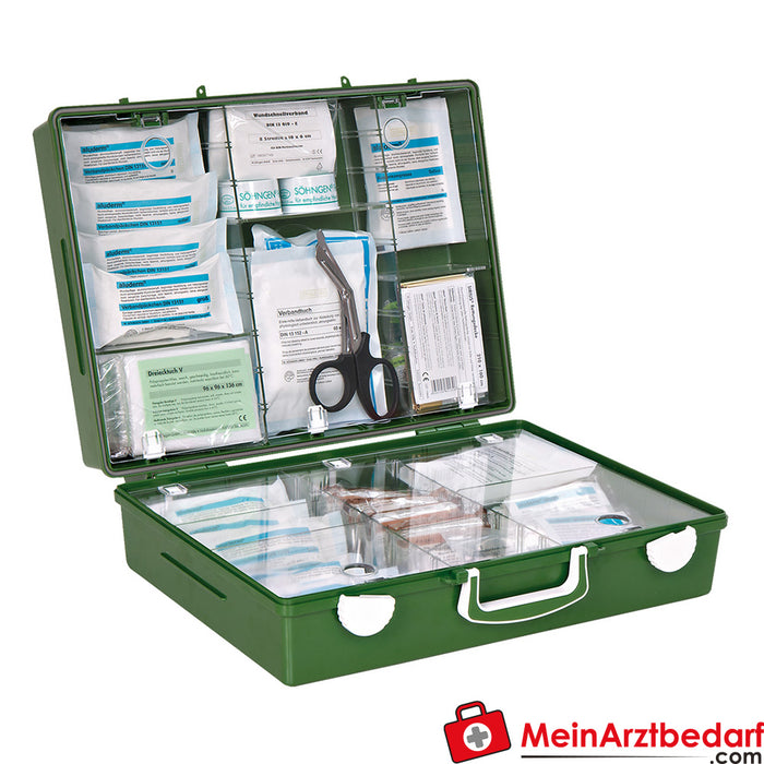 Söhngen first aid kit MT-CD green with filling standard DIN 13169