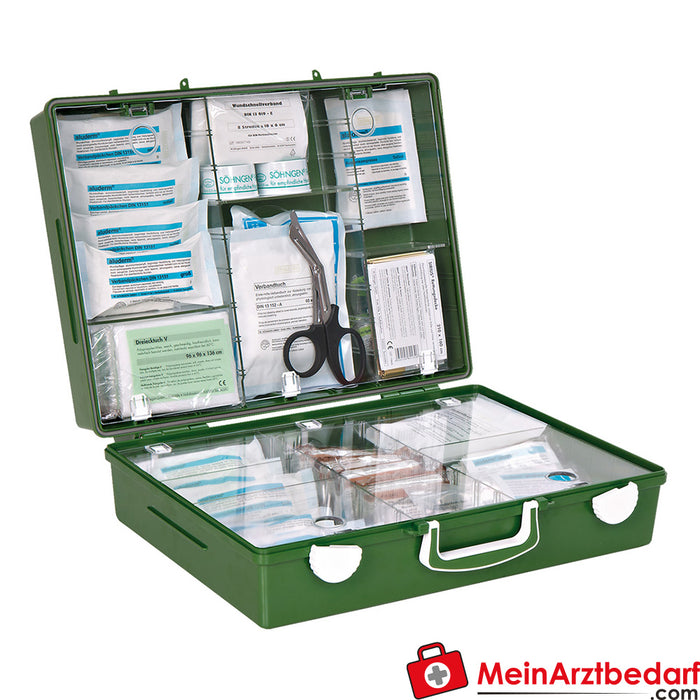 Söhngen 绿色 MT-CD 急救包，符合 DIN 13169 装载标准