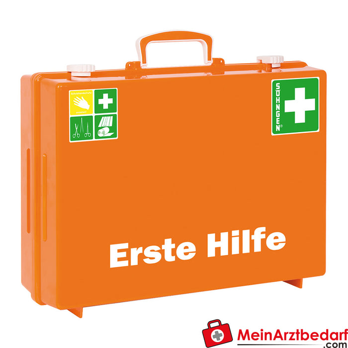 Söhngen first aid kit MT-CD orange with filling Standard ERW DIN 13169