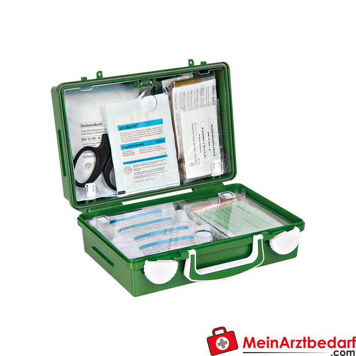 Söhngen Erste-Hilfe-Koffer QUICK-CD grün mit Füllung Standard DIN 13157