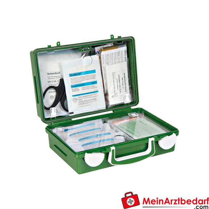 Mallette de premiers secours Söhngen QUICK-CD verte avec remplissage standard DIN 13157