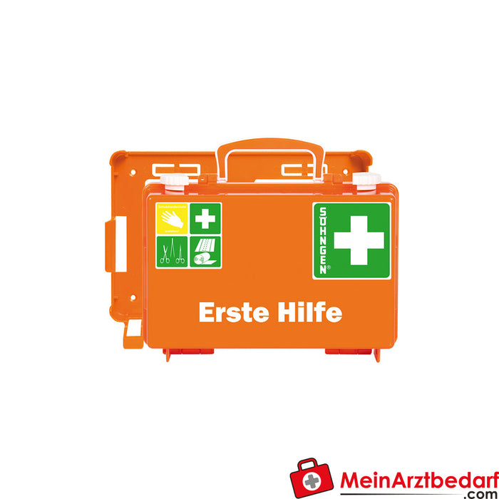 Söhngen first aid kit QUICK-CD orange with filling standard DIN 13157