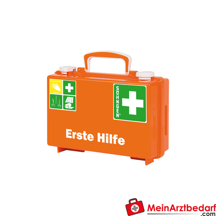 Söhngen first aid kit QUICK-CD orange with filling standard DIN 13157