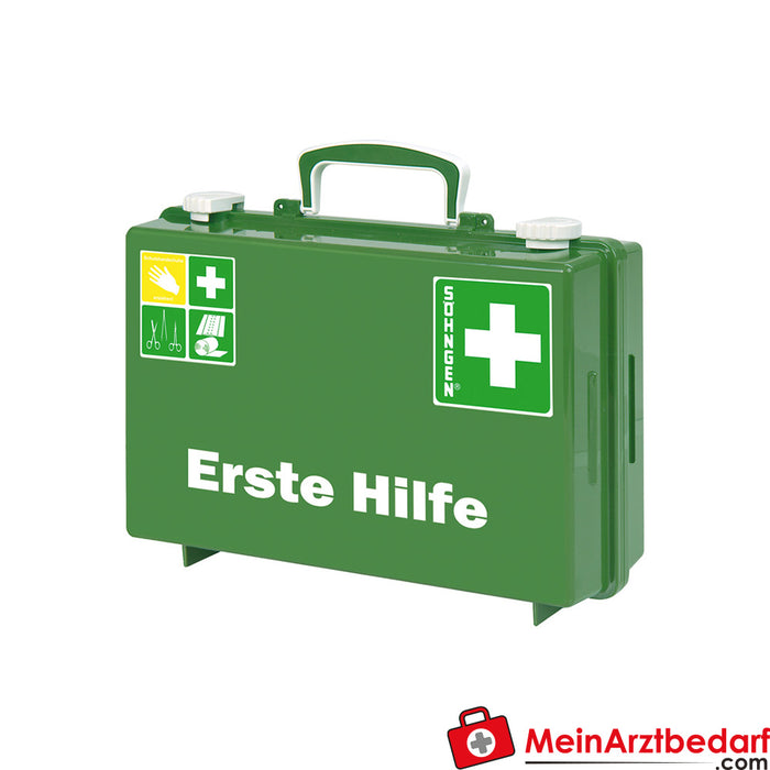 Söhngen Erste Hilfe-Koffer SN-CD grün mit Füllung Standard DIN 13157