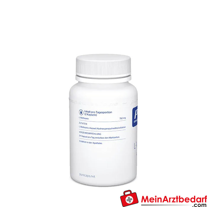 Pure Encapsulations® L-methionine, 60 Kapsül